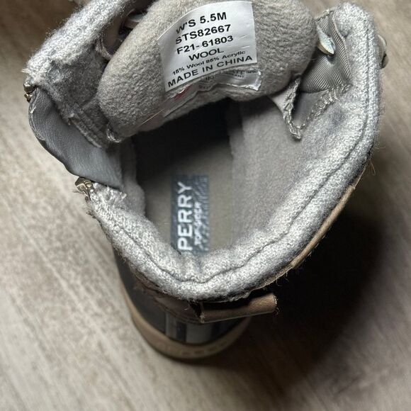 Sperry waterproof wool Boots 3M size 5.5 winter boots‎ - Picture 7 of 8